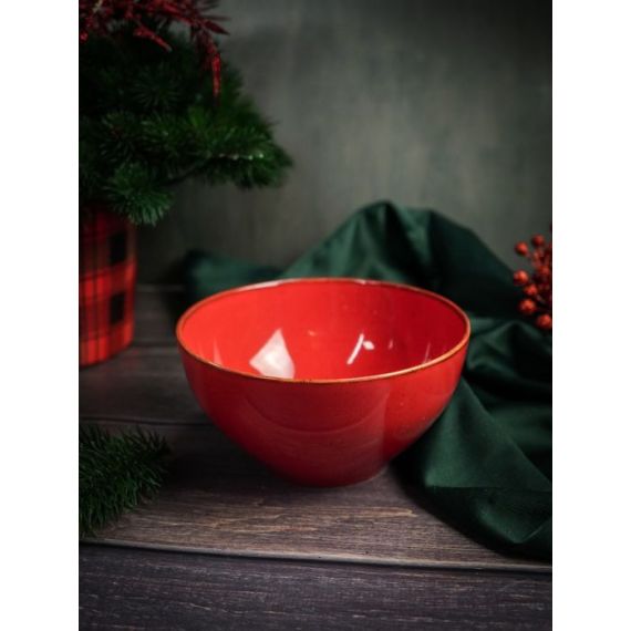 Салатник d 14 см h 7 см 550 мл, Seasons Красный, Porland, фото , изображение 2