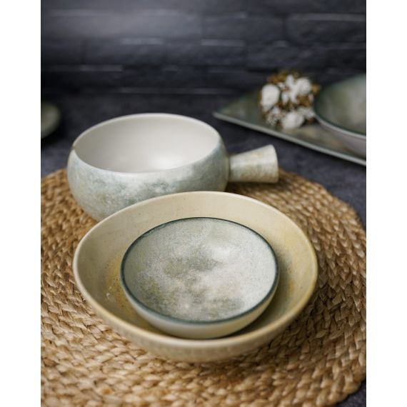 Салатник d 23 см h 4,9 см, STONEWARE, Porland, фото , изображение 8