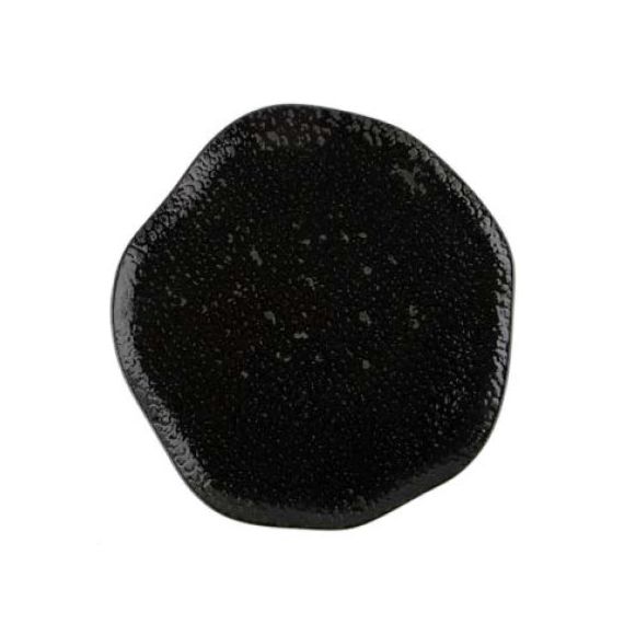 Тарелка волнообразная 27см, чёрный, BLACK MOSS, Porland, фото , изображение 2