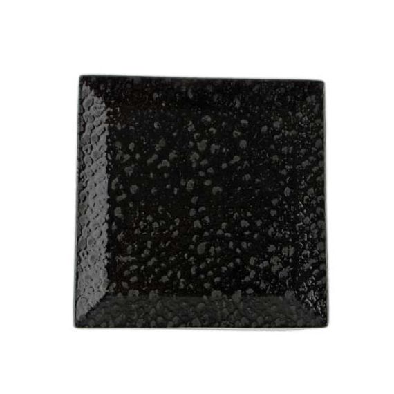 Тарелка квадратная 18см, чёрный, BLACK MOSS, Porland, фото , изображение 2