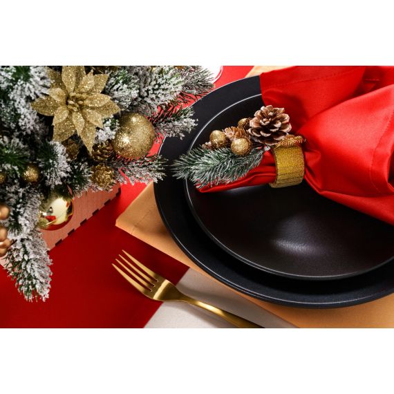 Тарелка прямоугольная 31*18 см, Seasons Черный, Porland, фото , изображение 20