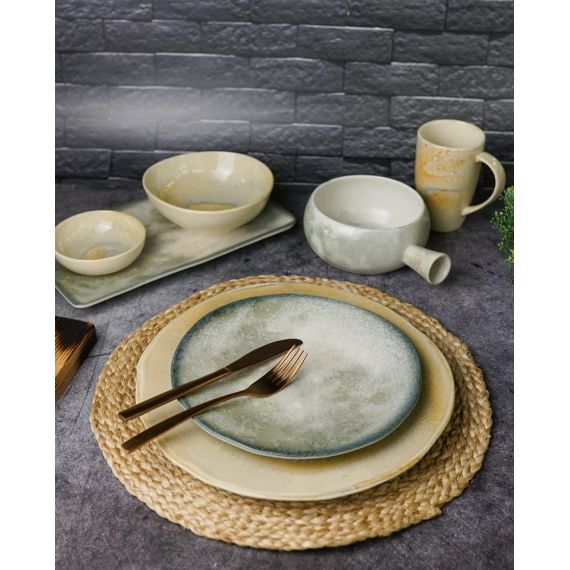 Блюдо прямоугольное 28,5x16 см h 1,6 см, STONEWARE, Porland, фото , изображение 6