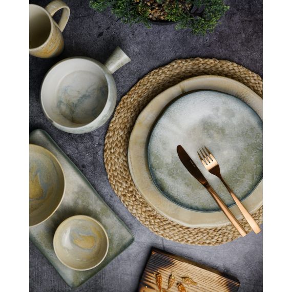 Блюдо прямоугольное 28,5x16 см h 1,6 см, STONEWARE, Porland, фото , изображение 7