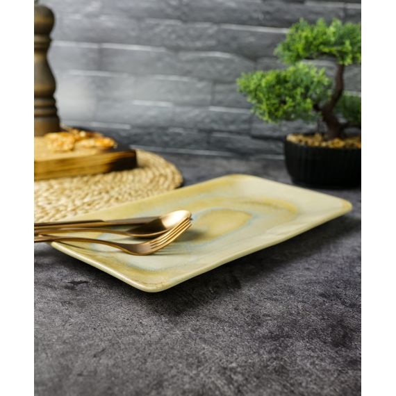 Блюдо прямоугольное 28,5x16 см h 1,6 см, STONEWARE, Porland, фото , изображение 2