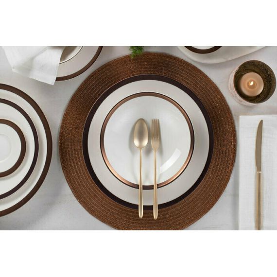 Тарелка полуглубокая, 22см h3,8см, Legacy Copper, Porland, фото , изображение 6