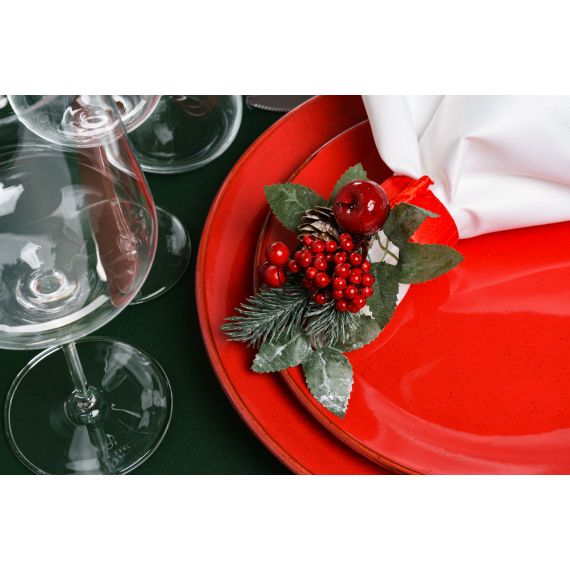 Блюдо прямоугольное 16х10 см h 4 см, Seasons Красный, Porland, фото , изображение 10