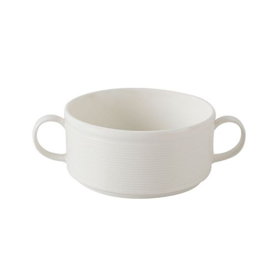 Чашка суповая с ручками 11 см, LINE, Porland, фото , изображение 4