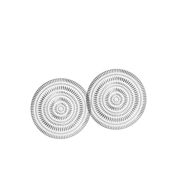 Набор тарелок Ethno 23 см, 2 шт, хрусталь, Nachtmann, фото 