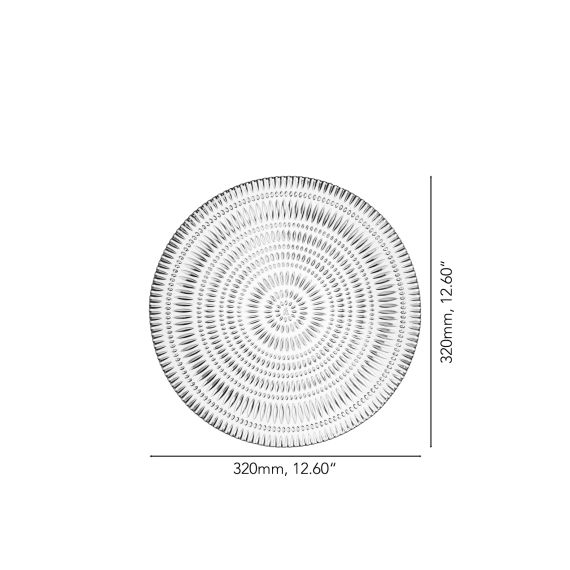 Набор тарелок Ethno 32 см, 2 шт, хрусталь, Nachtmann, фото , изображение 4