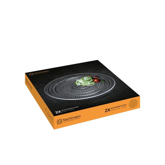 Набор тарелок Ethno 32 см, 2 шт, хрусталь, Nachtmann, фото , изображение 5