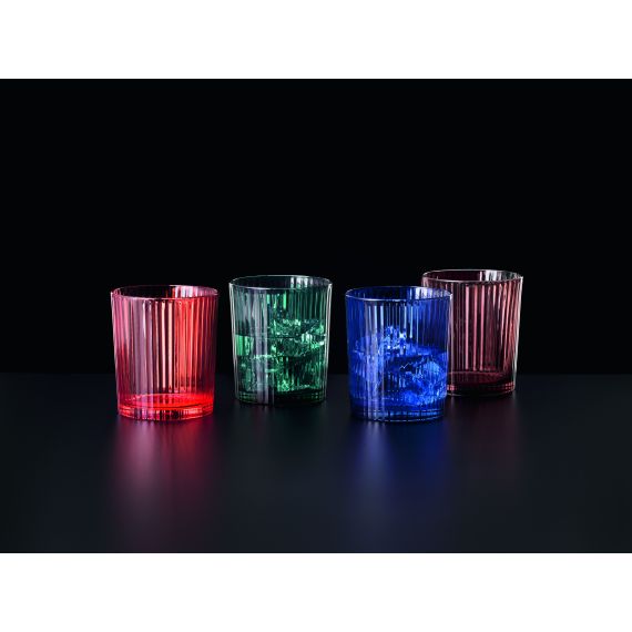 Набор из 4-х цветных стаканов Aperitivo Colors 370 мл (Лисий красный / Морской зеленый / Темно-синий / Мокко-мусс), хрусталь, Nachtmann, фото 