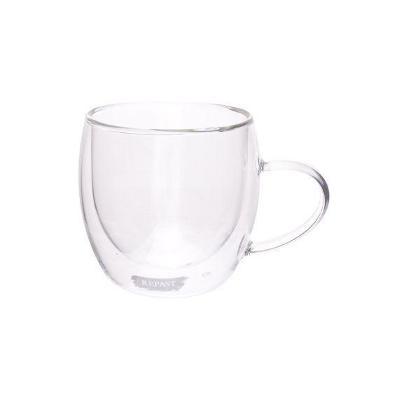 Набор из 2-х кружек с двойным стеклом Double wall 300 мл, Repast, фото 