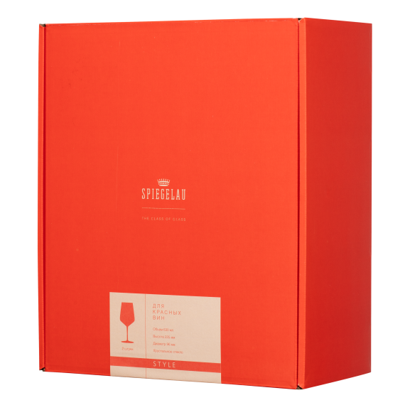 Набор из 2-х бокалов для красного вина, 630 мл, прозрачные, бессвинцовый хрусталь, серия Style, Spiegelau, фото , изображение 6