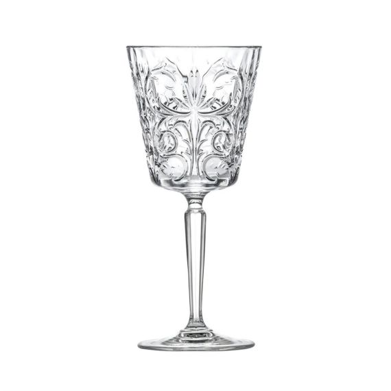 Тарелка плоская 25 см Rococo с платиновой полосой, Repast, фото 