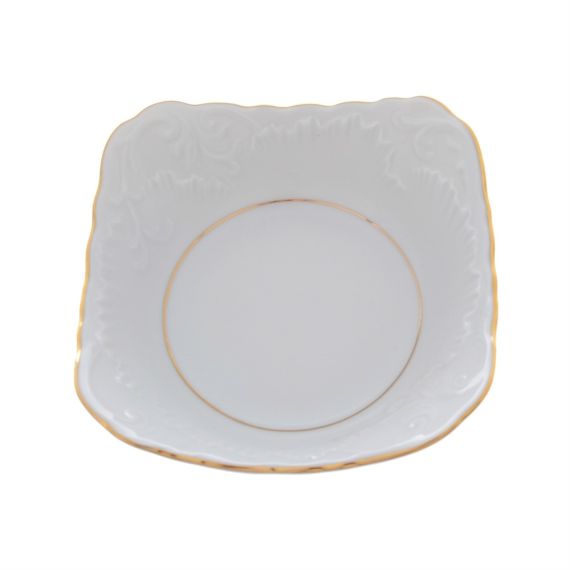 Набор из 6-ти салатников Rococo с золотой полосой 14 см, Repast, фото 