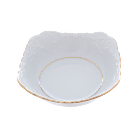 Набор из 6-ти салатников Rococo с золотой полосой 17 см, Repast, фото 