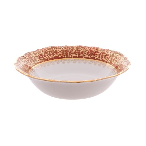 Салатник Красный лист 26 см, серия Мария Тереза, Repast, фото 