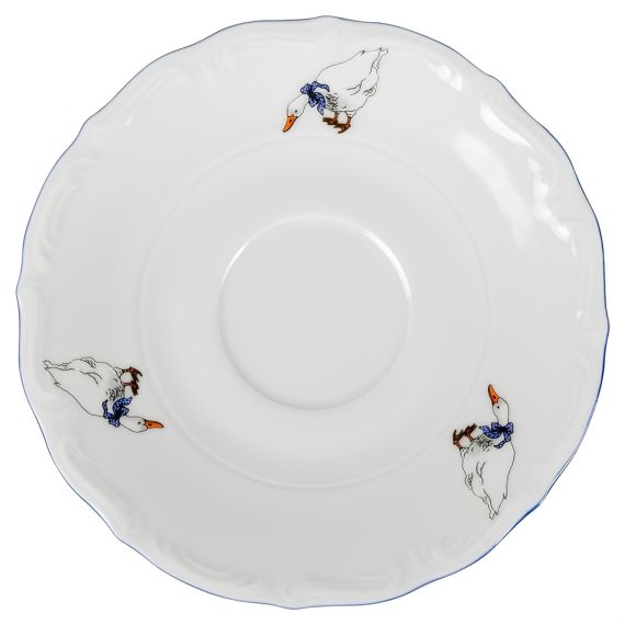 Блюдце Гуси 16 см, Repast, фото 