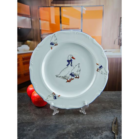 Блюдо круглое 32 см Гуси, Repast, фото 