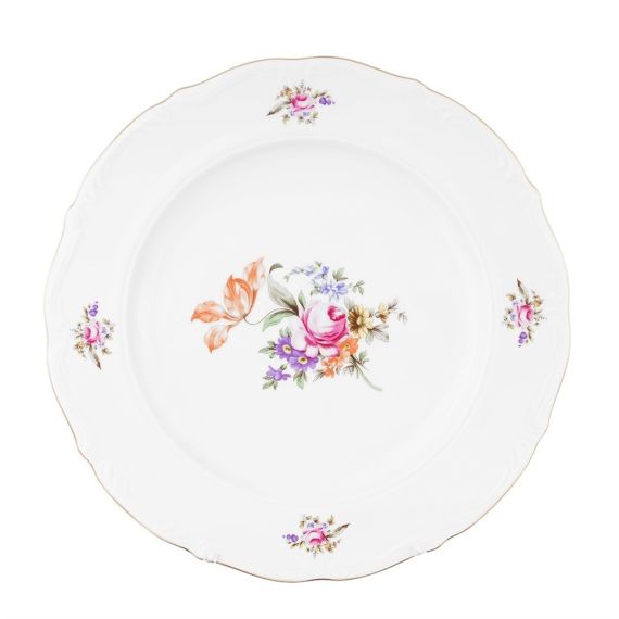 Блюдо круглое 32 см, серия Мейсенский букет, Repast, фото 