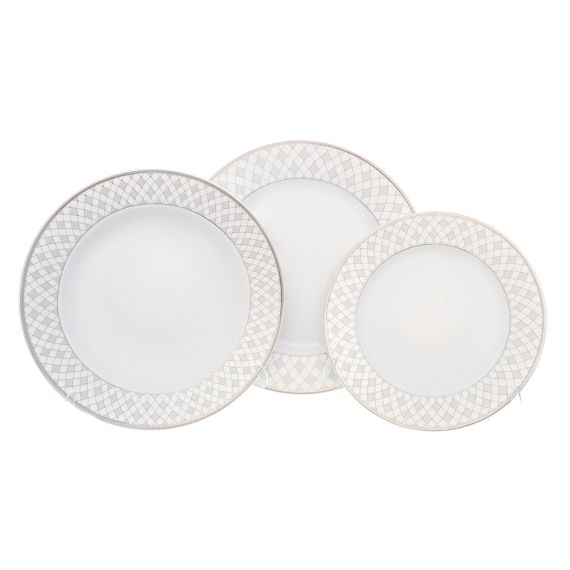 Столовый набор на 6 персон, серия Серебряная сетка, 25 предметов, Repast, фото , изображение 2