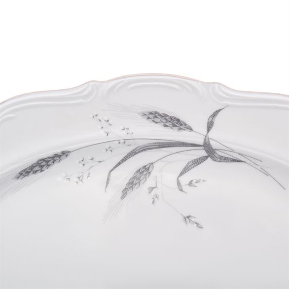 Блюдо овальное 33 см, серия Серебряные колосья, Repast, фото , изображение 2