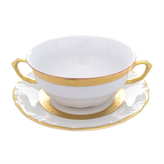 Бульонная пара Матовая полоса, серия Мария Тереза, Repast, фото 