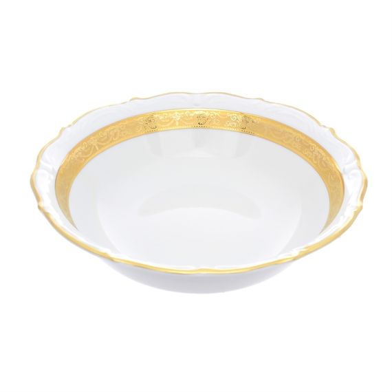 Салатница Матовая полоса 23 см, серия Мария Тереза, Repast, фото 