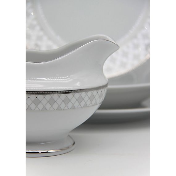 Столовый набор на 6 персон, серия Серебряная сетка, 25 предметов, Repast, фото , изображение 9