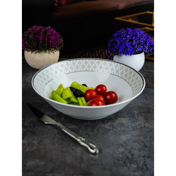 Салатник 23 см, серия Серебряная сетка, Repast, фото , изображение 8