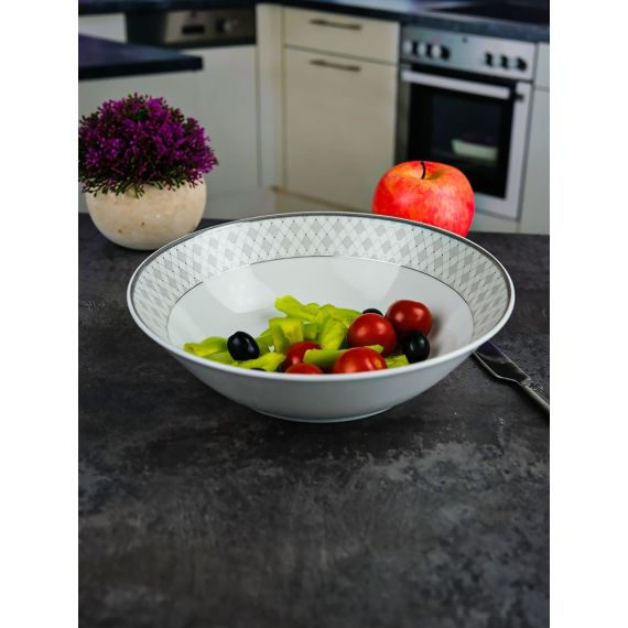 Салатник 23 см, серия Серебряная сетка, Repast, фото , изображение 12