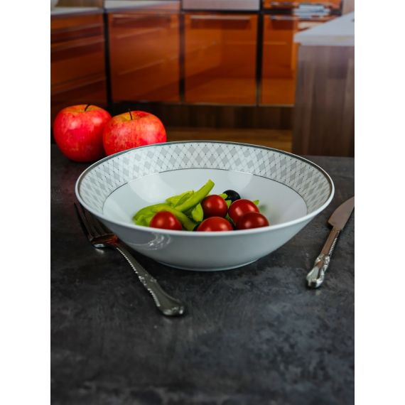 Салатник 23 см, серия Серебряная сетка, Repast, фото , изображение 16