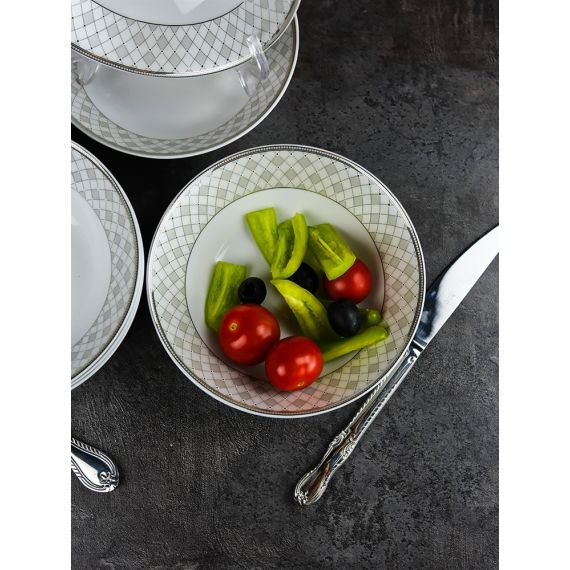 Набор из 6-ти салатников 15 см, серия Серебряная сетка, Repast, фото , изображение 6