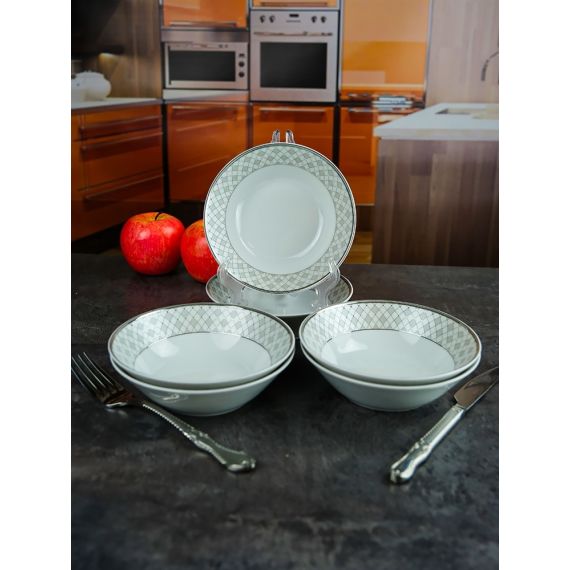 Набор из 6-ти салатников 15 см, серия Серебряная сетка, Repast, фото , изображение 8