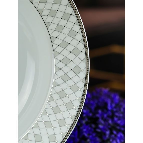 Набор из 6-ти глубоких тарелок 22,5 см, серия Серебряная сетка, Repast, фото , изображение 7