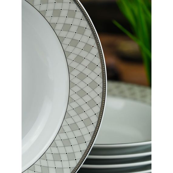 Набор из 6-ти глубоких тарелок 22,5 см, серия Серебряная сетка, Repast, фото , изображение 2