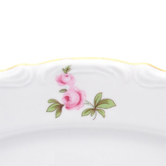 Блюдо овальное плоское 22 см, серия Мейсенский букет, Repast, фото , изображение 2