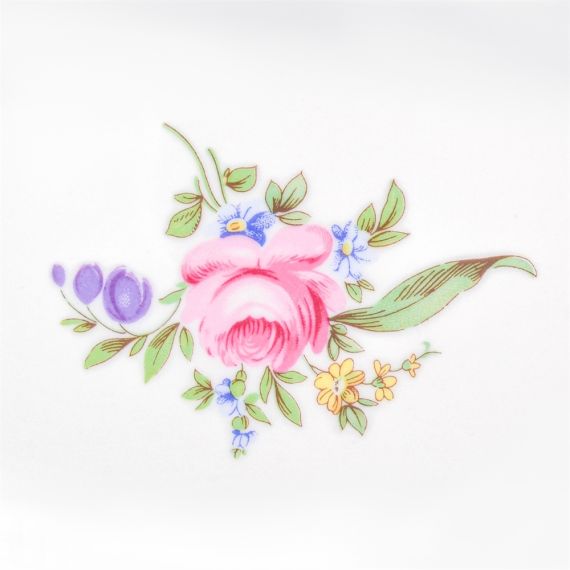 Блюдо овальное плоское 22 см, серия Мейсенский букет, Repast, фото , изображение 3