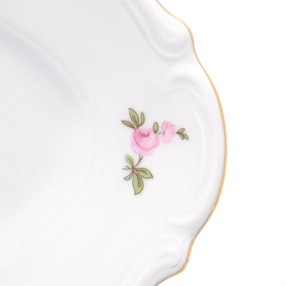 Блюдо овальное плоское 22 см, серия Мейсенский букет, Repast, фото , изображение 4