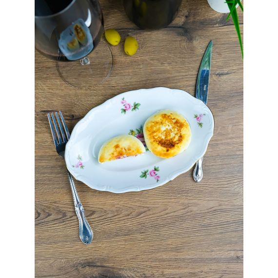 Блюдо овальное плоское 22 см, серия Мейсенский букет, Repast, фото , изображение 6