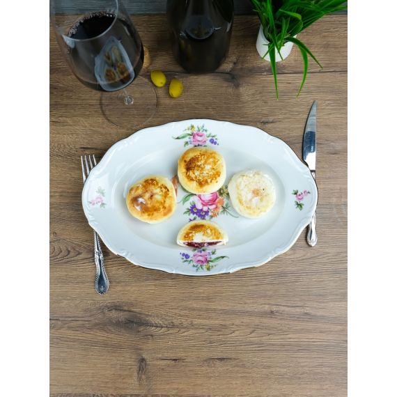 Блюдо овальное 33 см, серия Мейсенский букет, Repast, фото , изображение 2