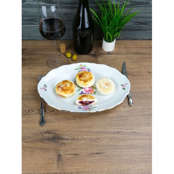 Блюдо овальное 33 см, серия Мейсенский букет, Repast, фото , изображение 3