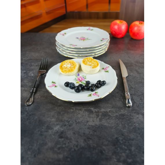 Набор из 6-ти тарелок плоских 21 см, серия Мейсенский букет, Repast, фото , изображение 17