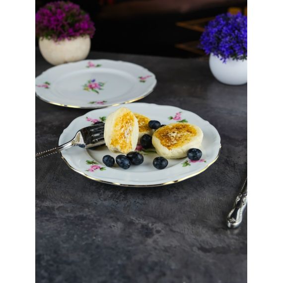 Набор из 6-ти тарелок плоских 21 см, серия Мейсенский букет, Repast, фото , изображение 3