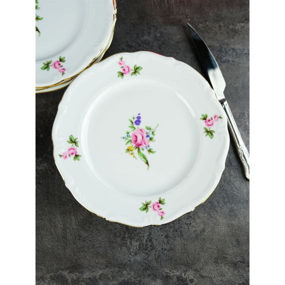 Набор из 6-ти тарелок плоских 21 см, серия Мейсенский букет, Repast, фото , изображение 14