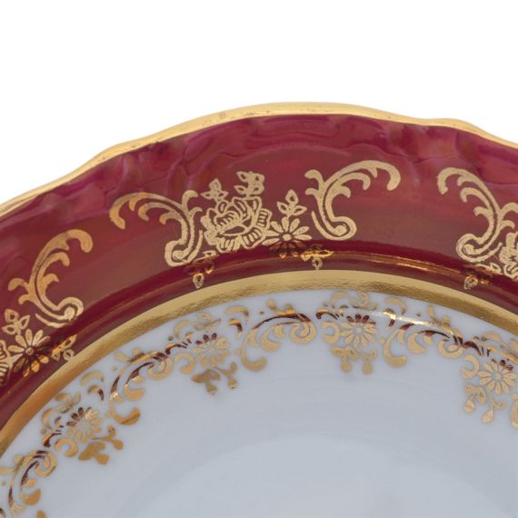 Набор из 6-ти салатников Охота красная 16 см, серия Мария Тереза, Repast, фото , изображение 3