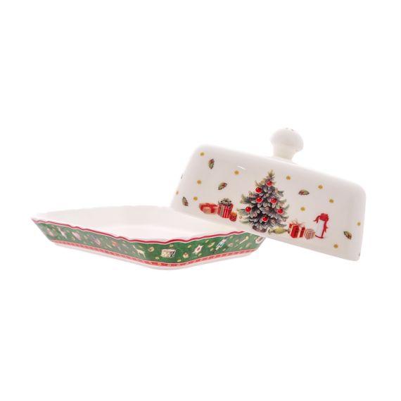 Маслёнка с крышкой Green 17*12*2.6 см, крышка 13.8*8.8*7.4 см, Repast, фото , изображение 4