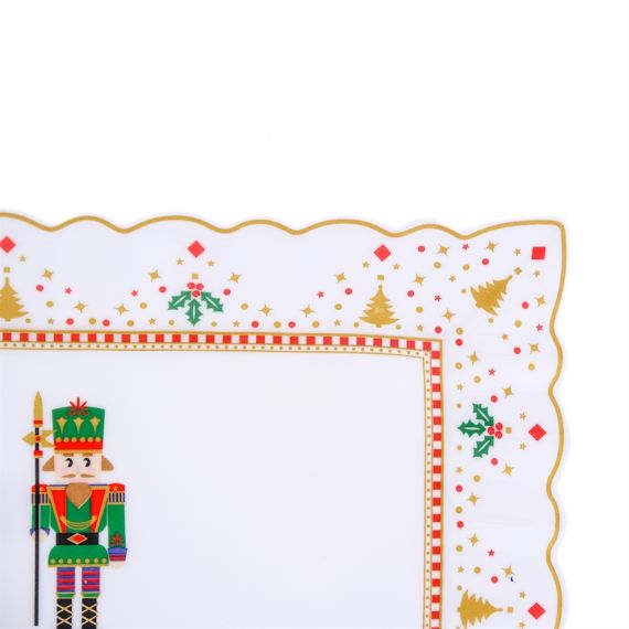 Блюдо прямоугольное Щелкунчик 29*14*1.7 см, Repast, фото , изображение 2