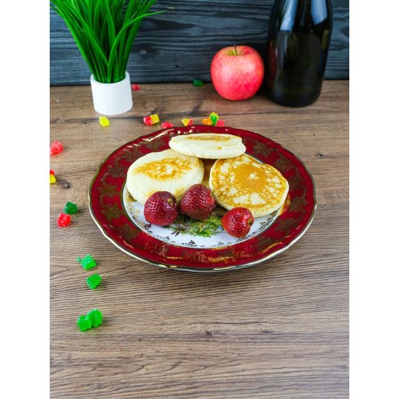 Набор из 6-ти тарелок Охота красная 25 см, серия Мария Тереза, Repast, фото , изображение 3