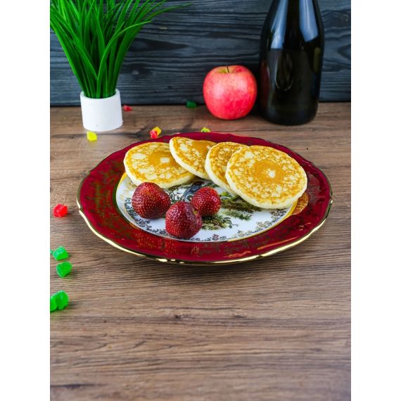 Набор из 6-ти тарелок Охота красная 27 см, серия Мария Тереза, Repast, фото , изображение 5
